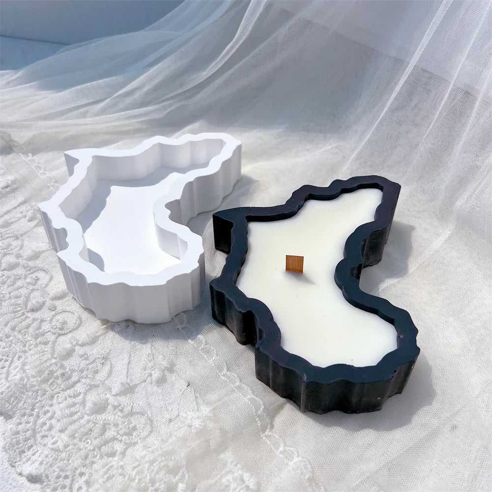Map Candle Holder Silicone Mould