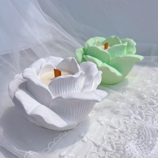 Rose Shaped Tea Light Holder Candle Mould