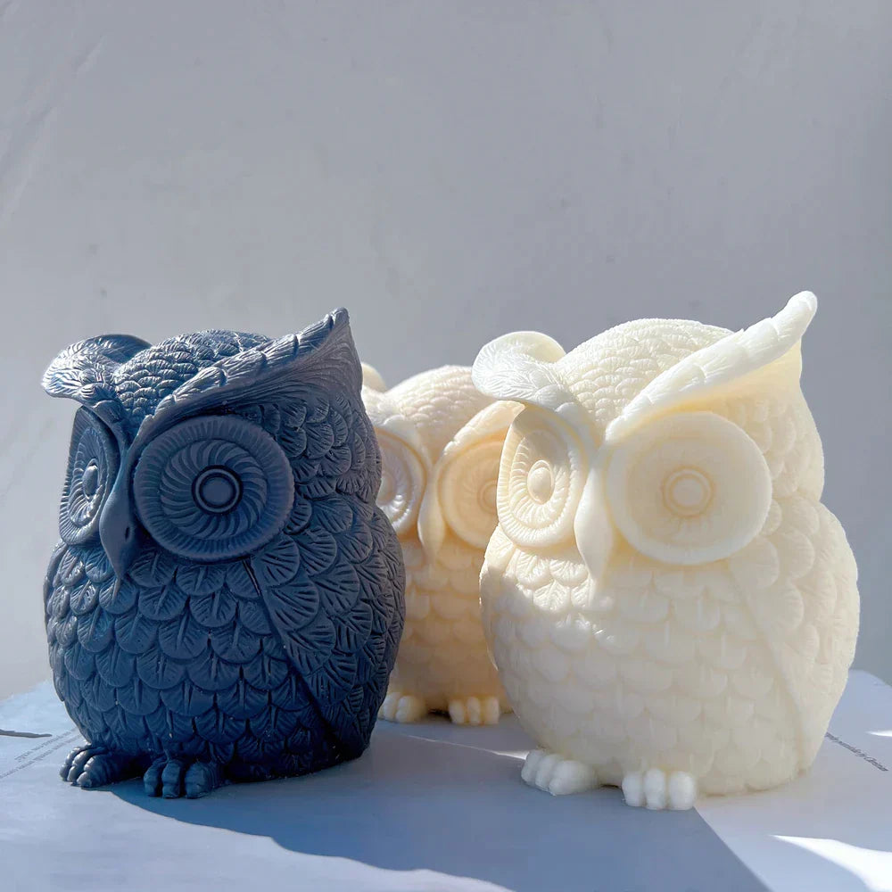 Owl Candle Silicone Mould - Create Adorable Owl Candles