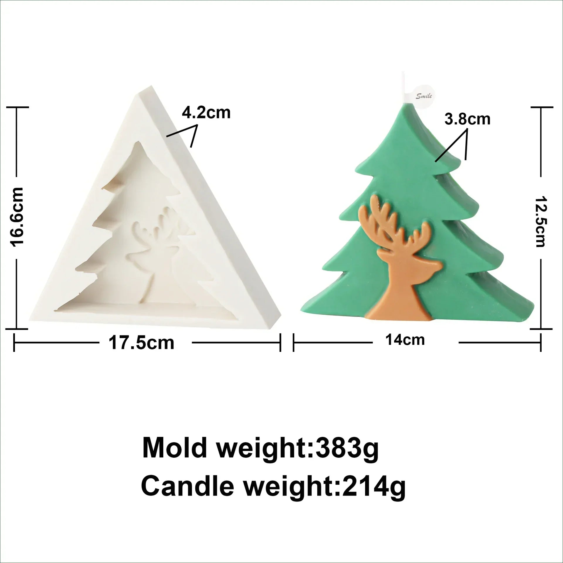 Christmas Joy Candle Moulds