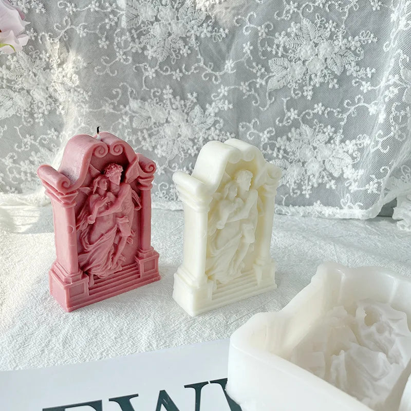 Eros and Psyche Candle Silicone Mould