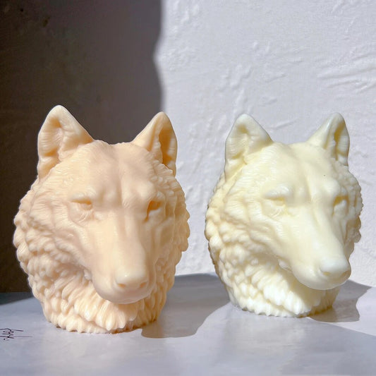 Wolf Head Candle Silicone Mould