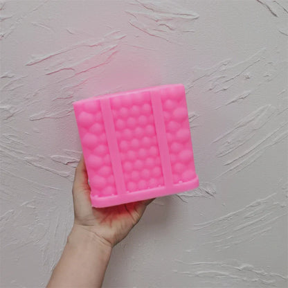 Geometric Square Raindrop Cube Candle Mould