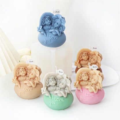 Angel Boys and Girls Silicone Candle Mould
