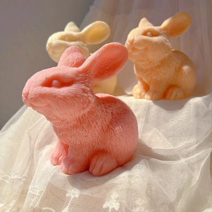 Cute Bunny Silicone Candle Mould