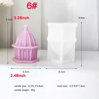 Architectural Dome Candle Mould