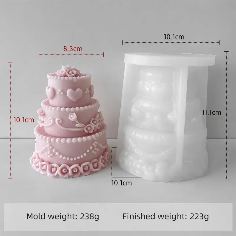 Birthday Cake Candle Mould