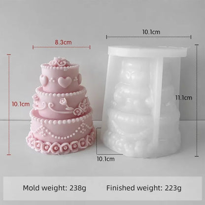 Birthday Cake Candle Mould