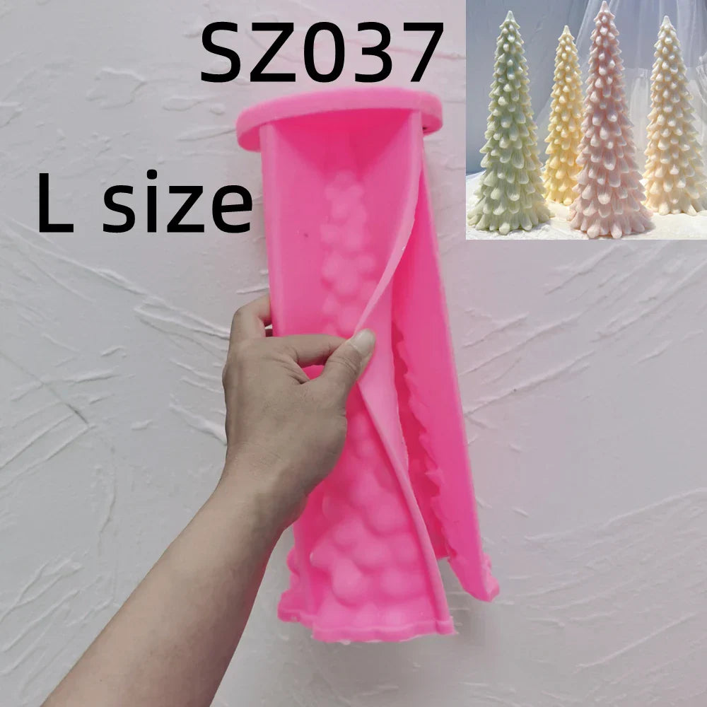 27.2CM Big Christmas Tree Silicone Candle Mould