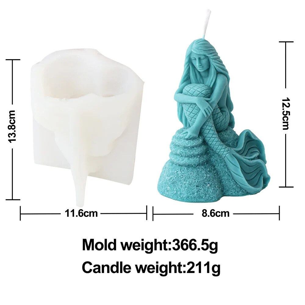 Mermaid Candle Mould