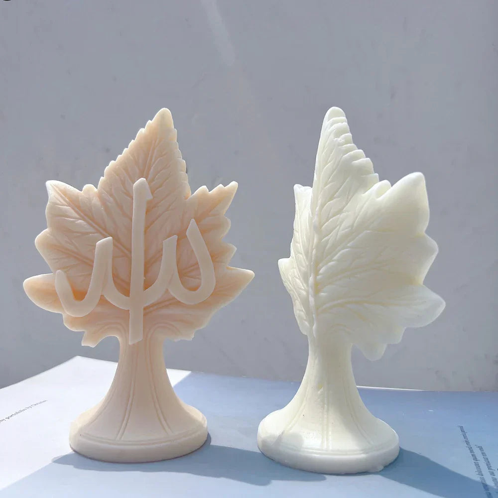 Leaf Allah Muhammad Candle Silicone Mould