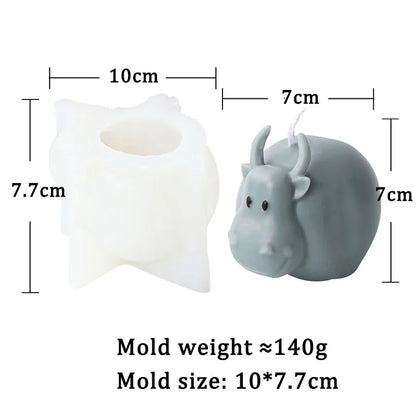 Cartoon  Candle Mould Silicone