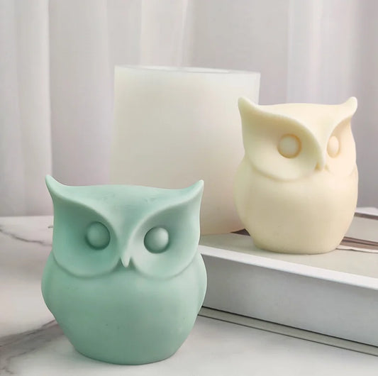 Cute Owl Candle Mould