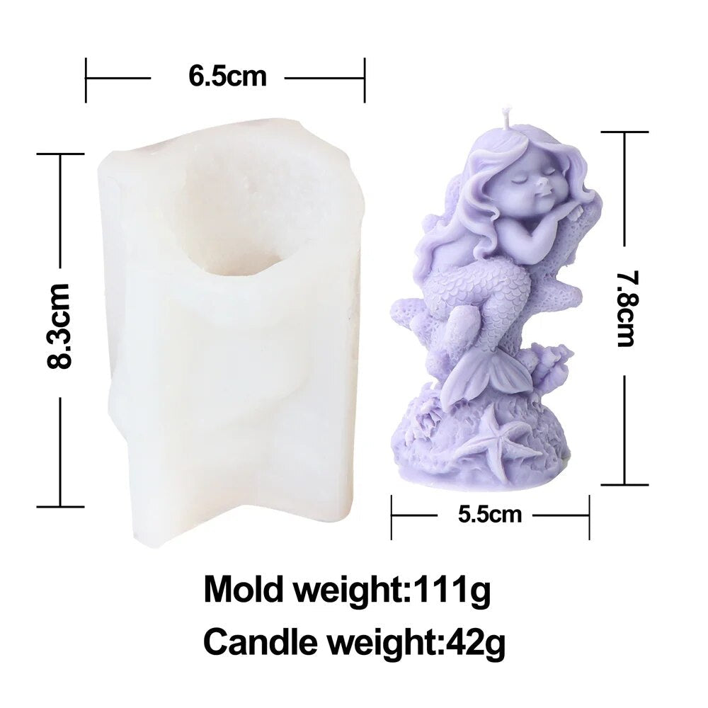 Mermaid Candle Mould