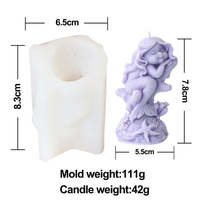 Mermaid Candle Mould