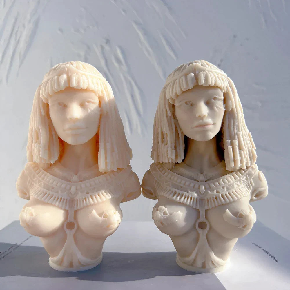 Egyptian Queen Cleopatra Candle Moulds