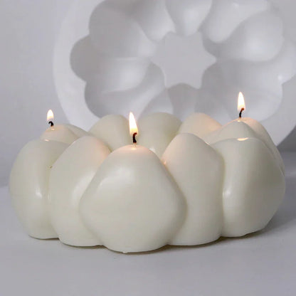 Stone Stack Donut Candle Mould