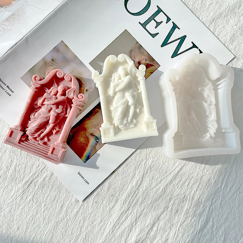 Eros and Psyche Candle Silicone Mould