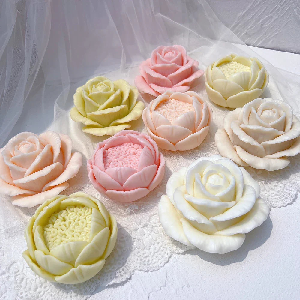 Rose Shaped Candle Mould