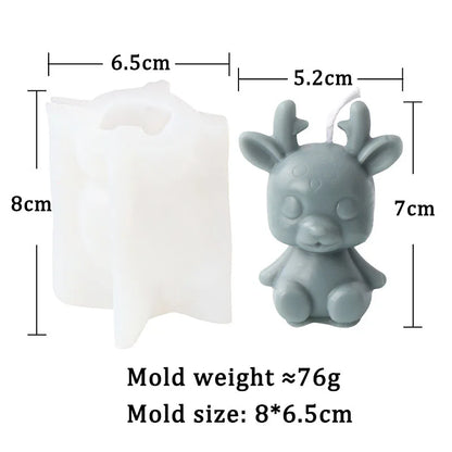 Cartoon  Candle Mould Silicone