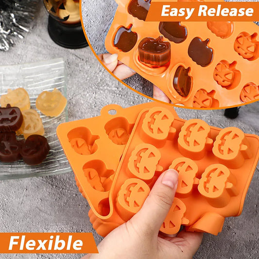 Halloween Pumpkin Decoration Silicone Mould