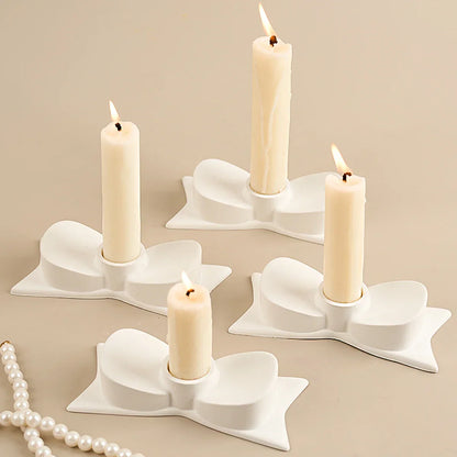 Bow Candle Holder Silicone Mould