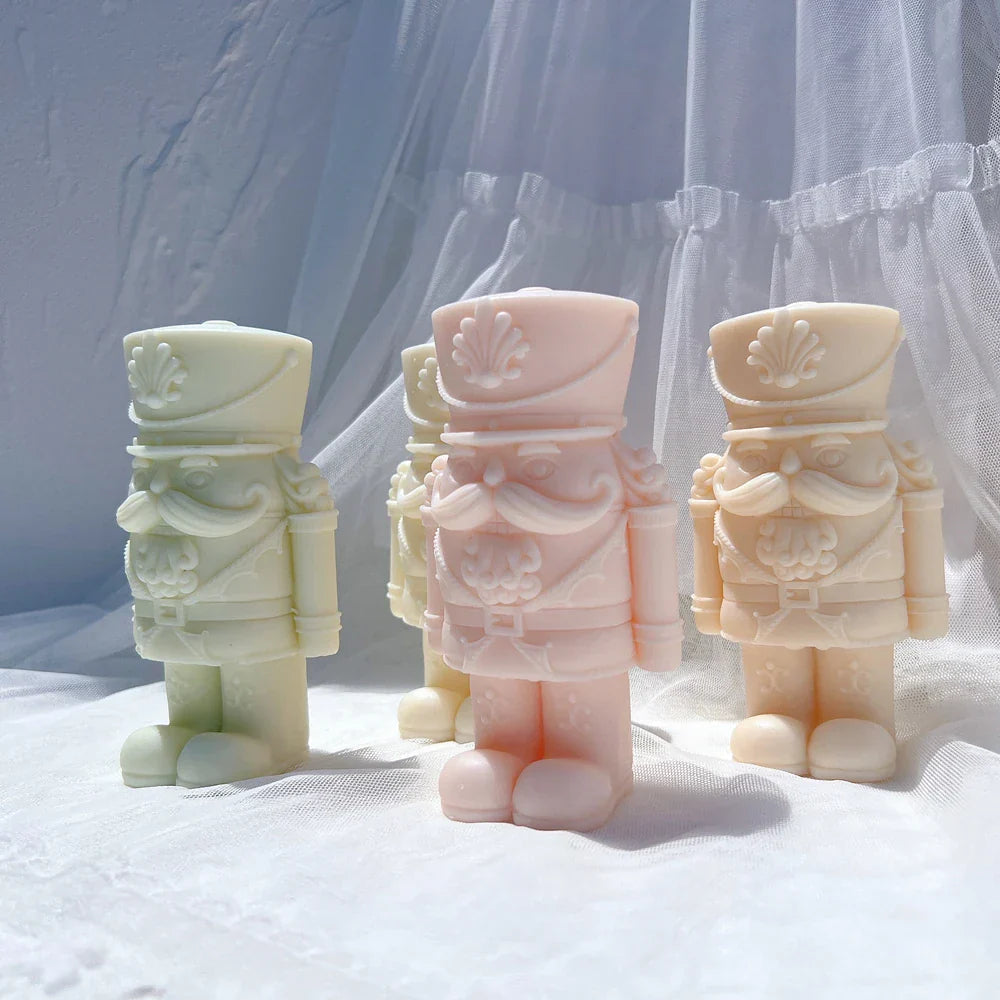 Shorty Nutcracker Statue Silicone Candle Mould
