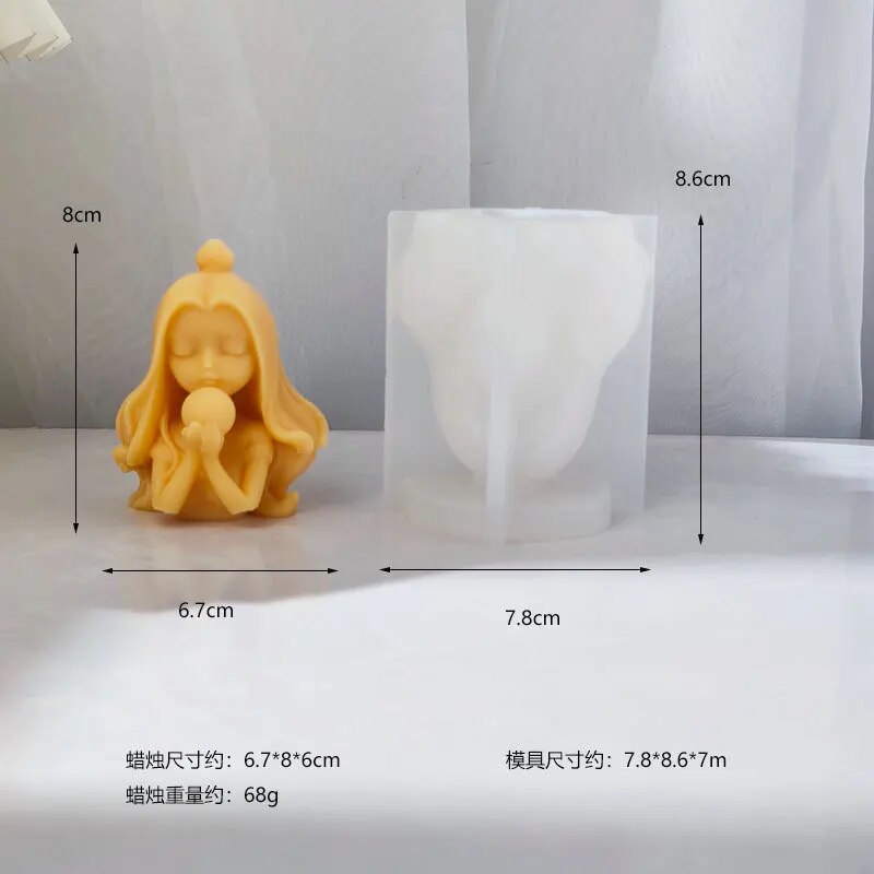 Ocean Girl Candle Mould