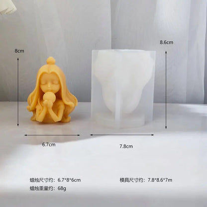 Ocean Girl Candle Mould