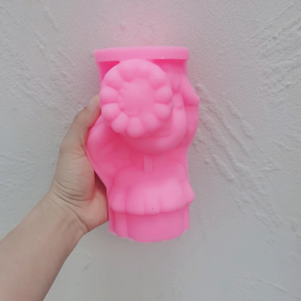 Sunflower Girl Candle Mould