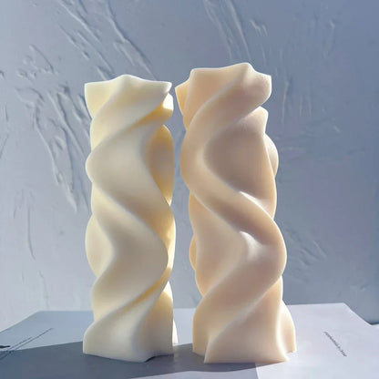Twirl Pillar Candle Mould