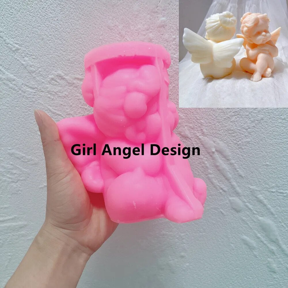 Lady Sculpture Pixie Candle Mould