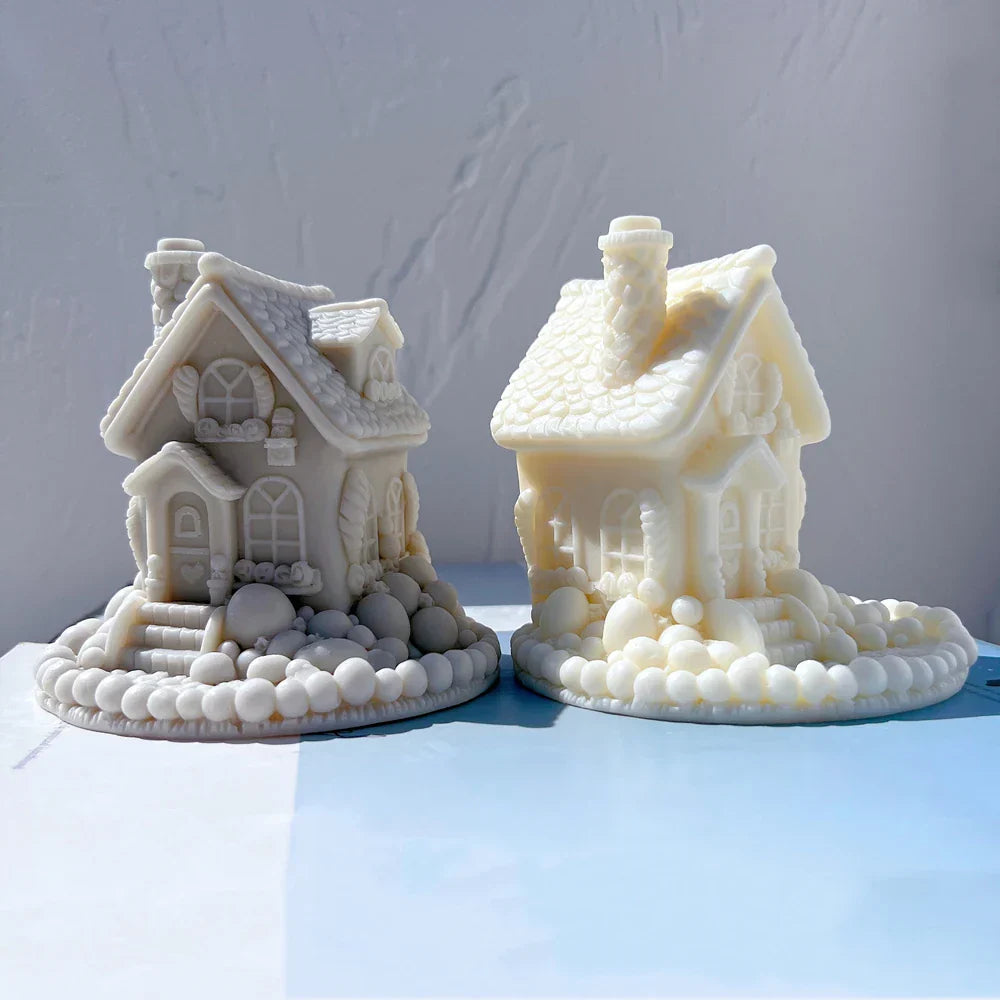 Fairytale Cottage Candle Mould – DIY Whimsical Wax Design