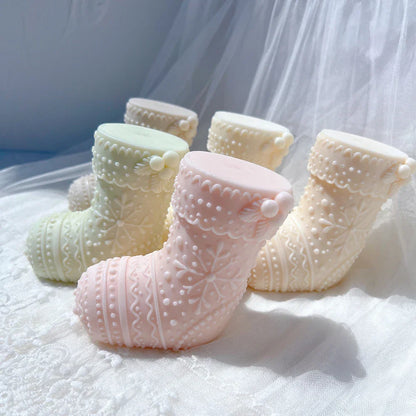 Gingerbread Christmas Stocking Candle Moulds
