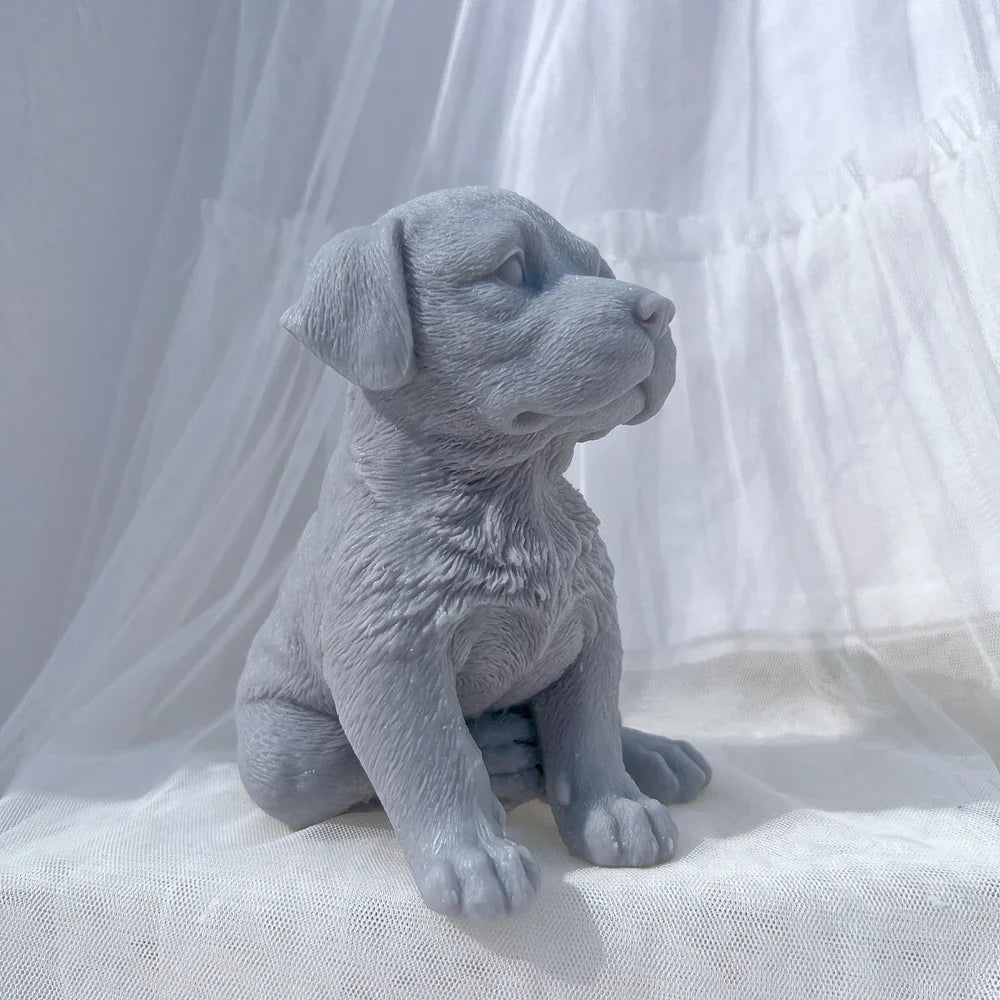 Labrador Puppy Dog Candle Mould