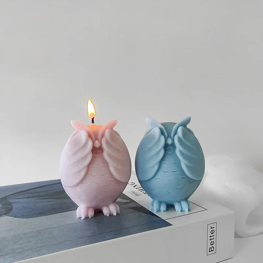 Cartoon Owl Silicone Candle Mould for DIY Aroma Candle