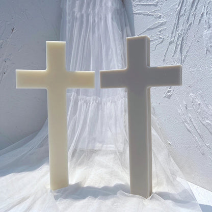Big Size Cross Candle Silicone Mould