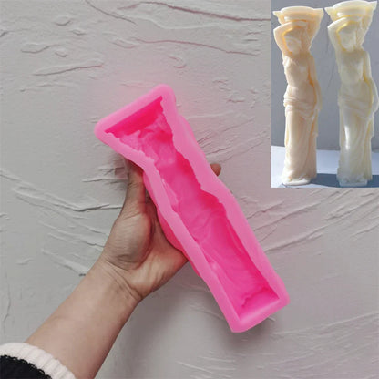 Caryatid Statue Candle Mould