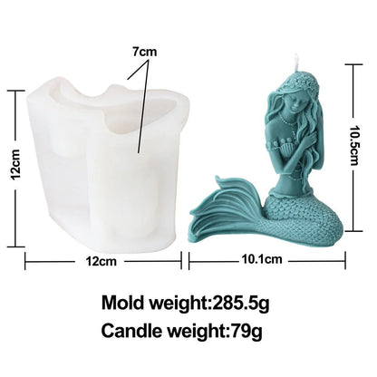 Mermaid Candle Mould