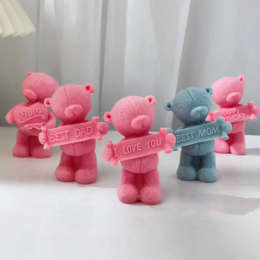 Confession Bear Silicone Candle Mould