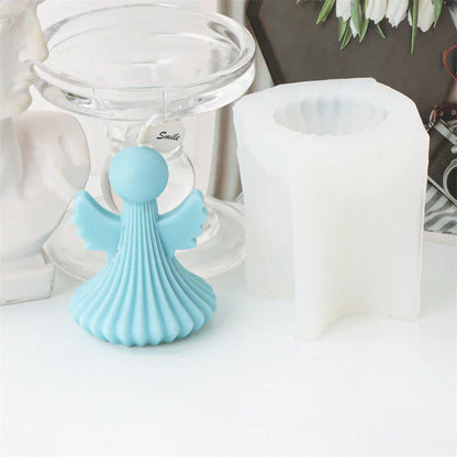 3D Angel Wings Candle Molds