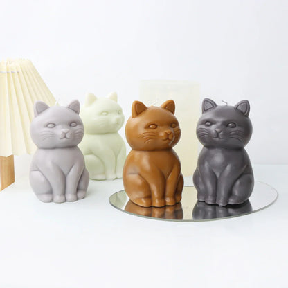 Maneki-Neko Luck Cat Candle Mould