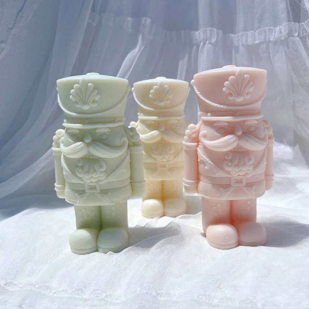 Shorty Nutcracker Statue Silicone Candle Mould