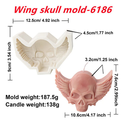 Strange Halloween Silicone Candle Mould