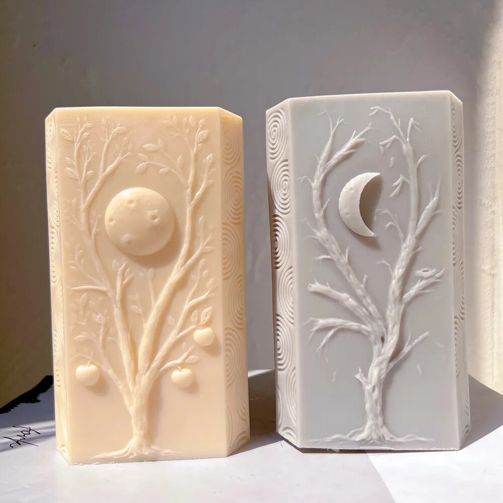 Lunar Prism Pillar Candle Mould