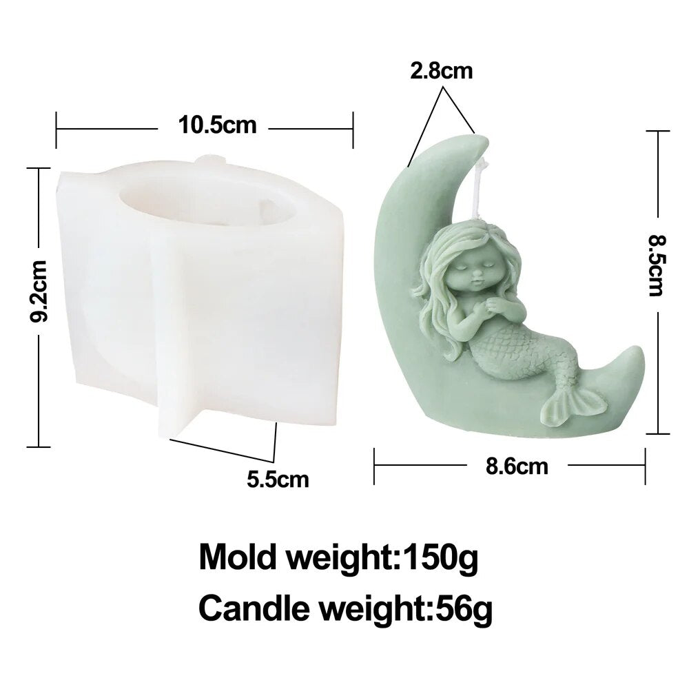Mermaid Candle Mould