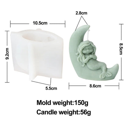 Mermaid Candle Mould