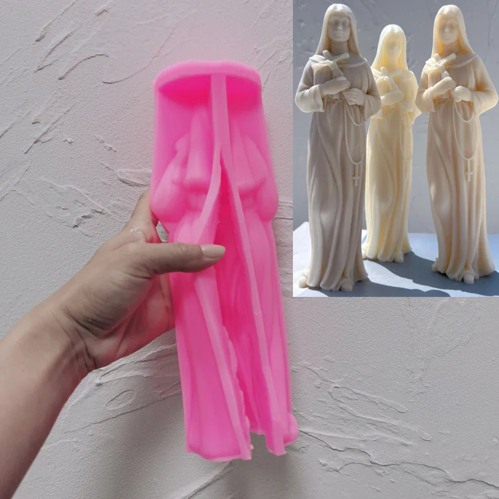 St. Rita Candle Silicone Mould