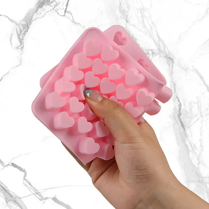 Heart Shaped Wax Melts Silicone Candle Mould