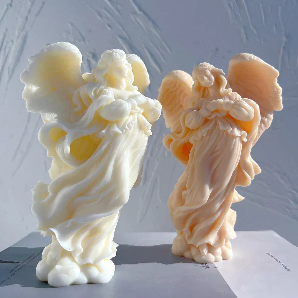 Peace Angel Figurine Silicone Candle Mould